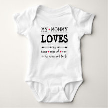 MyMommy "My Mommy Lieben Me" Baby Bodysuit
