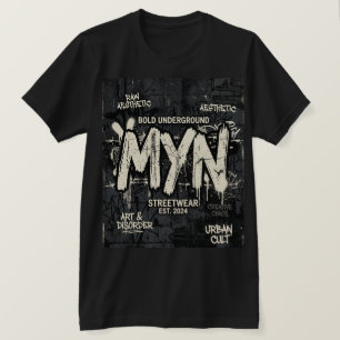 MYN Underground Streetwear Grafik T-Shirt