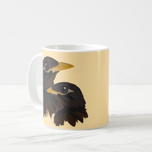 Myna Birds Kaffeetasse (Vorderseite Links)