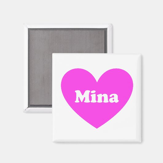 Myna Magnet (Vorderseite/Rückseite)