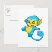 Mynci Blue Postkarte (Vorne/Hinten)