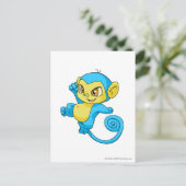 Mynci Blue Postkarte (Stehend Vorderseite)