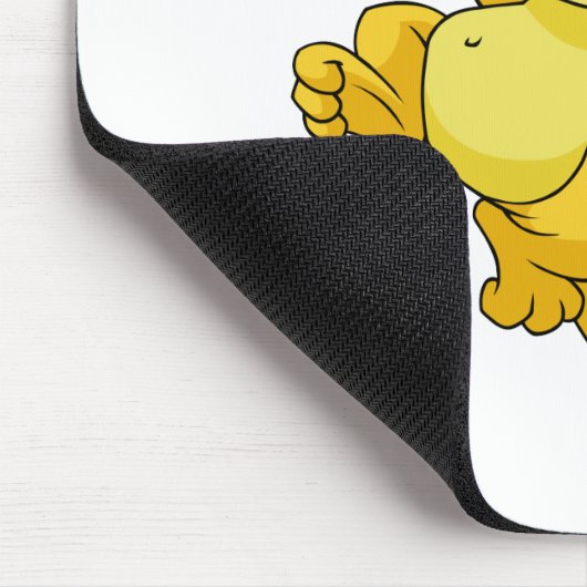 Mynci Gelb Mousepad (Ecke)