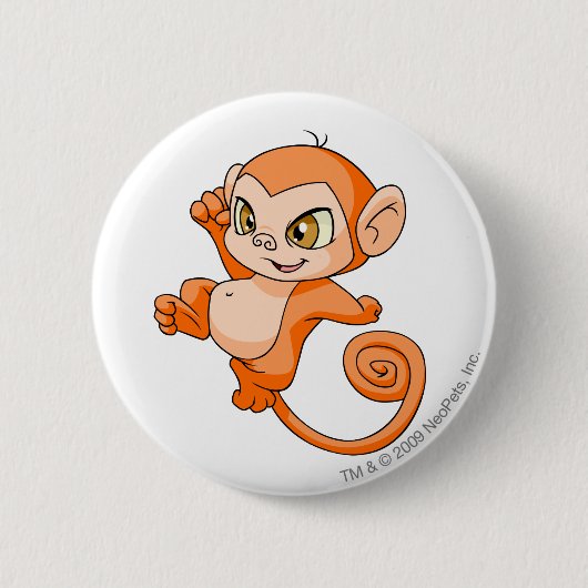 Mynci Orange Button (Vorderseite)