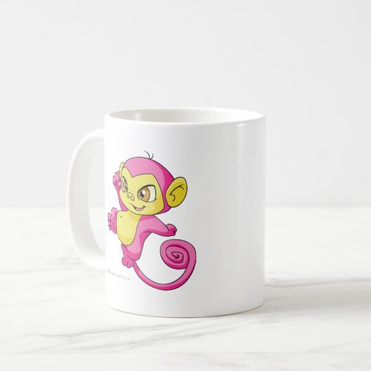Mynci Rosa Kaffeetasse (Vorderseite Links)