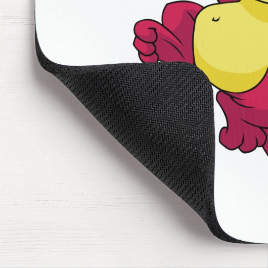 Mynci Rot Mousepad (Ecke)