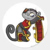 Mynci Shenkuu Player Runder Aufkleber (Vorderseite)