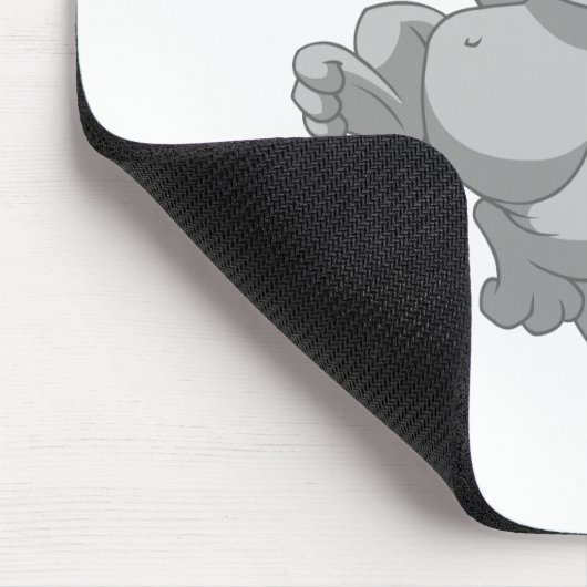 Mynci Silber Mousepad (Ecke)