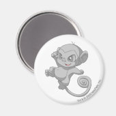 Mynci Silver Magnet (Vorderseite/Rückseite)