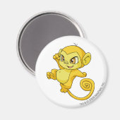 Mynci Yellow Magnet (Vorderseite/Rückseite)