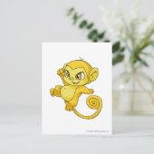 Mynci Yellow Postkarte (Stehend Vorderseite)