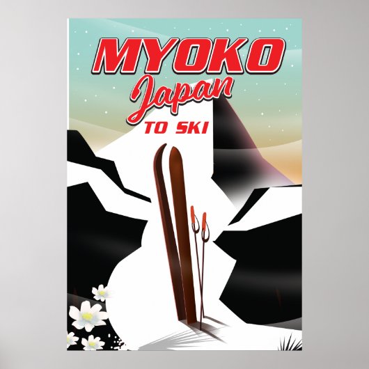 myoko japan ski poster (Vorne)