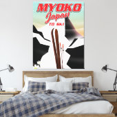 myoko japan ski poster leinwanddruck (Insitu (Schlafzimmer))