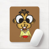 Myopic Chipmunk Mousepad (Mit Mouse)