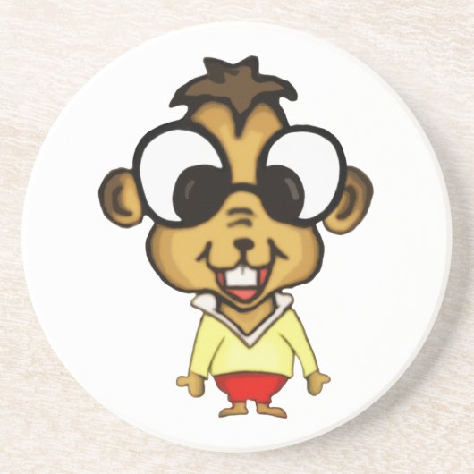 Myopic Chipmunk Untersetzer (Vorne)