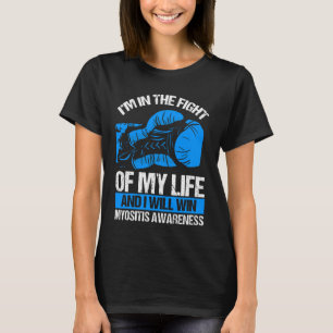 Myositis Awareness I will gewinnen Warrior Blue Ri T-Shirt