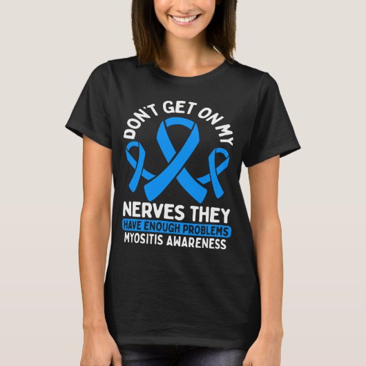Myositis Awareness Myositis Warrior Survivor T-Shirt (Vorderseite)