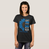 Myositis Awareness Ribbon Mom Warrior T-Shirt (Vorne ganz)