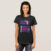Myositis Bewusstsein Dermatomyositis T-Shirt (Vorne ganz)