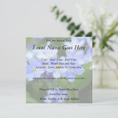 Myosotis sylvatica - Vergessen Sie Me Noten Einladung (Stehend Vorderseite)