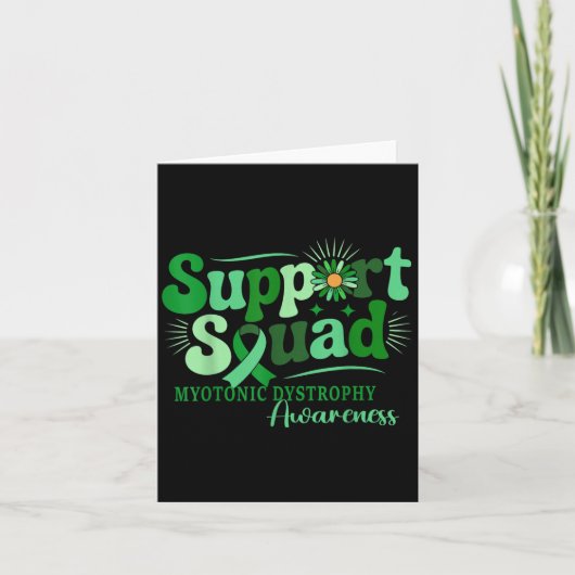 Myotonic Dystrophy Awareness Support Squad Karte (Vorderseite)