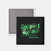 Myotonic Dystrophy Awareness Support Squad Magnet (Vorderseite/Rückseite)