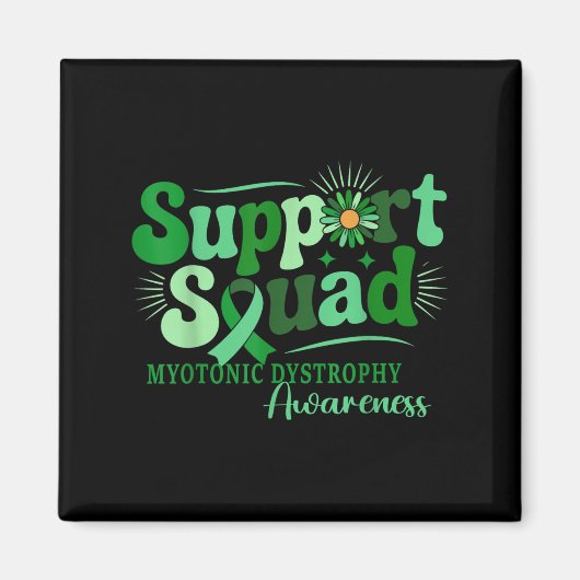 Myotonic Dystrophy Awareness Support Squad Magnet (Vorne)