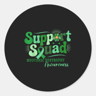 Myotonic Dystrophy Awareness Support Squad Runder Aufkleber