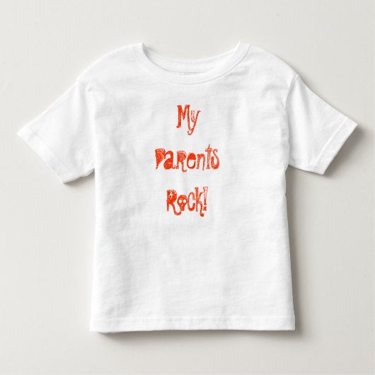 MyParentsRock! Kleinkind T-shirt (Vorderseite)
