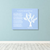 MyPoetTree, die Straße nicht genommen, Leinwanddruck (Insitu (Holzboden))