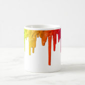 MyPride365 - Regenbogen-Farben-Tropfen-Tasse Kaffeetasse (Mittel)