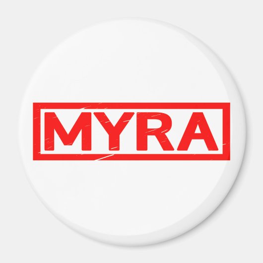 Myra-Briefmarke Magnet (Vorne)