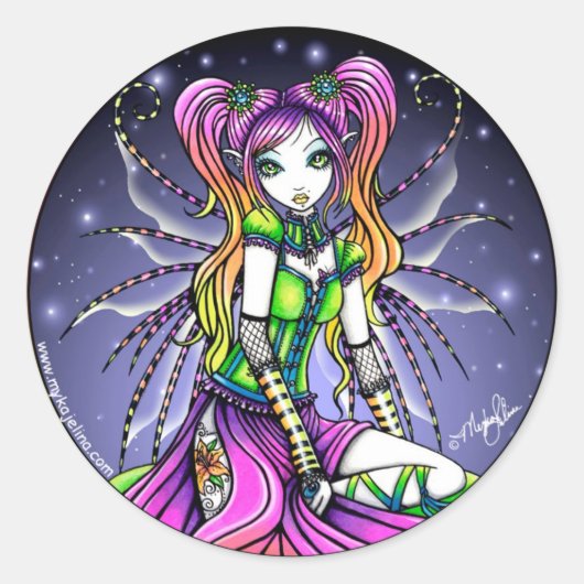 Myra Celestial Rainbow Fairy Stickers (Vorderseite)