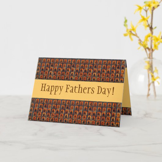 Myriad Buddha Fathers Day ~ Card Vater Religiös Karte (Gelbe Blume)