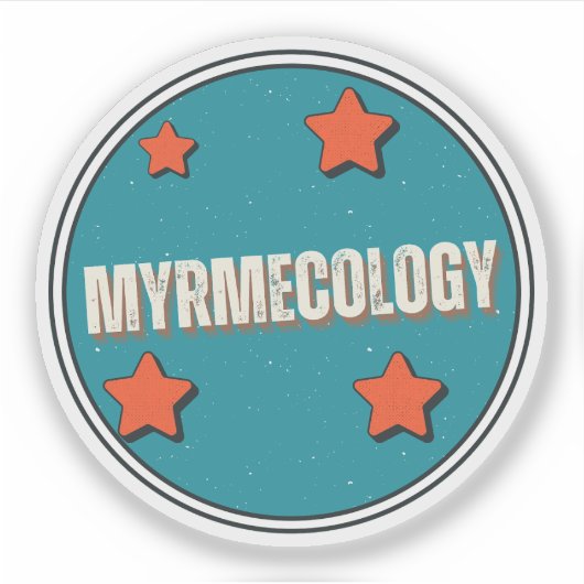 Myrmökologie Aufkleber (Vorderseite)