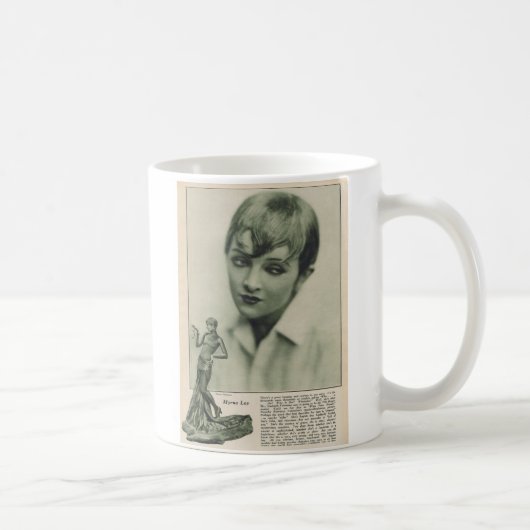 Myrna Loy 1925 Kaffeetasse (Rechts)
