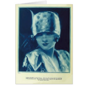 Myrna Loy 1925 Vintage Porträtkarte