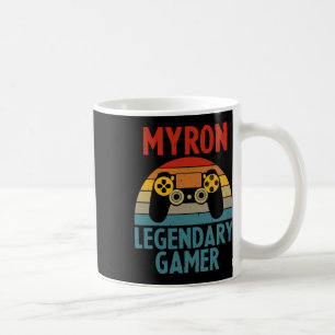 Myron Geschenk Name Personalisiert Lustig Gaming G Kaffeetasse