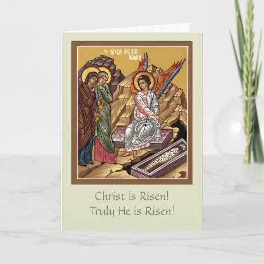 Myrrhbearing Women Pascha Greeting Card Karte (Vorderseite)