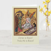 Myrrhbearing Women Pascha Greeting Card Karte (Gelbe Blume)
