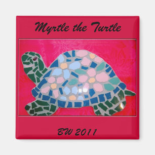 Myrte der Schildkröte-Magnet Magnet