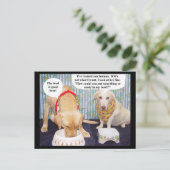 Myrtie & Moses Diskutieren Sie das Menü Postkarte (Stehend Vorderseite)