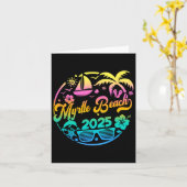 Myrtle Beach 2025 Family Vacation Beach Matching G Karte (Gelbe Blume)