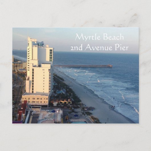 Myrtle Beach 2nd Avenue Pier Postcard Postkarte (Vorderseite)