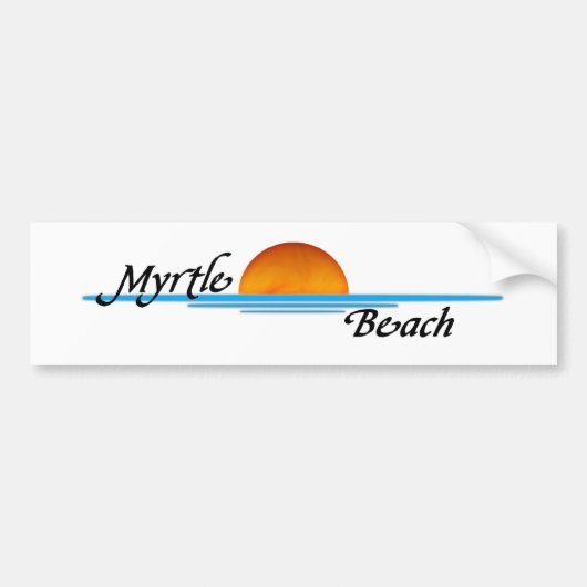 Myrtle Beach Autoaufkleber (Vorne)