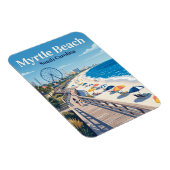 Myrtle Beach Boardwalk USA Magnet (Rechte Seite)