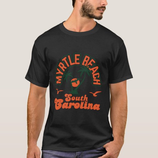 Myrtle Beach California � Australien � Küstenstrei T-Shirt (Vorderseite)