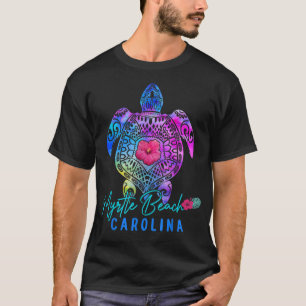 Myrtle Beach Carolina Gefärbte Krawatte Sea Turtle T-Shirt