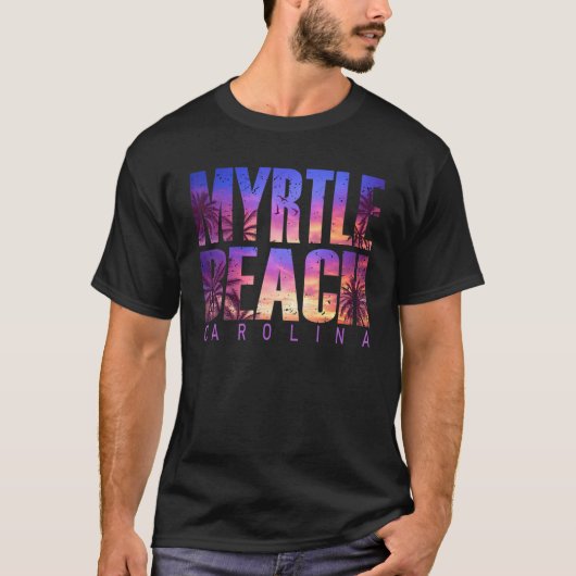 Myrtle Beach Carolina Summer Vacation Matching Fam T-Shirt (Vorderseite)