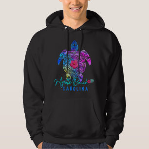Myrtle Beach Carolina Tie-Dye Meeresschildkröte Ur Hoodie